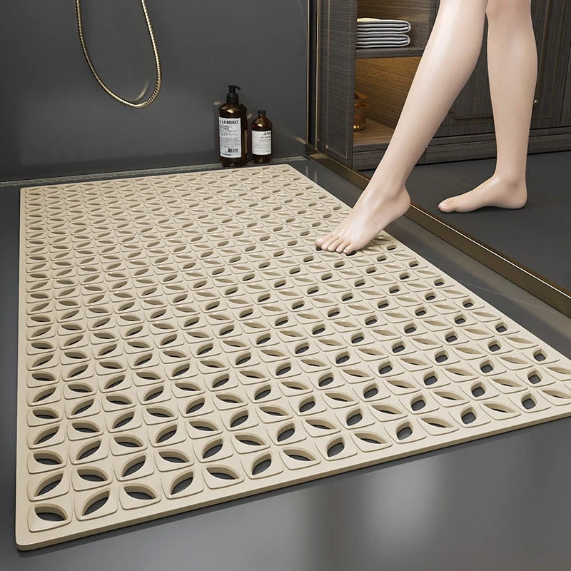 Anti-Slip Hule Ude Vandtæt Badeværelse Mat