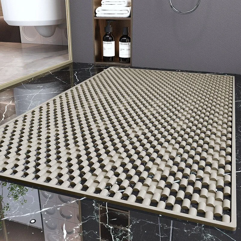 Anti-Slip Hule Ude Vandtæt Badeværelse Mat