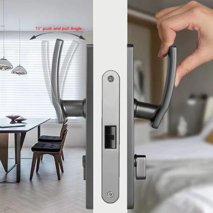 Moderne stil åben luksus dørhåndtag lås