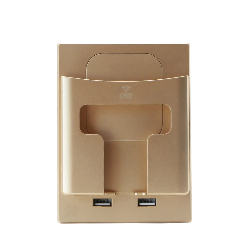 Vægsocket trådløs telefonopladerholder
