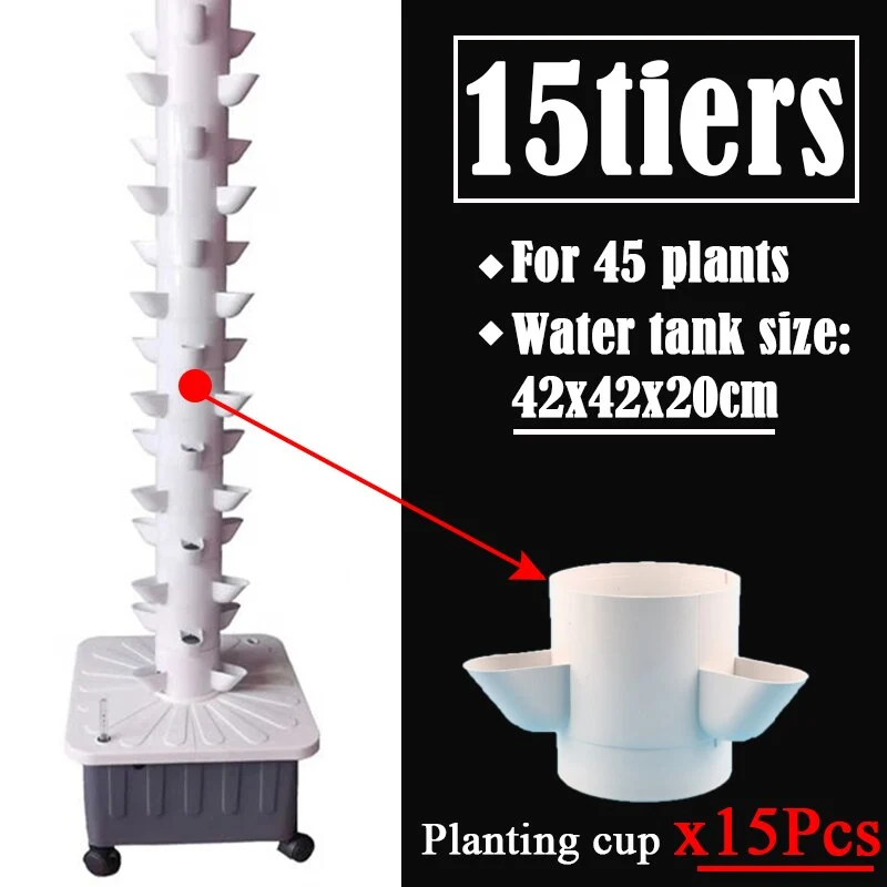 Green Life Vertikal Hydroponic Hjem Have Sæt