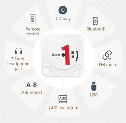 Sound Wave CD-afspiller Bluetooth-højttaler