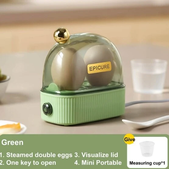 Mini elektrisk æg-dampmaskine