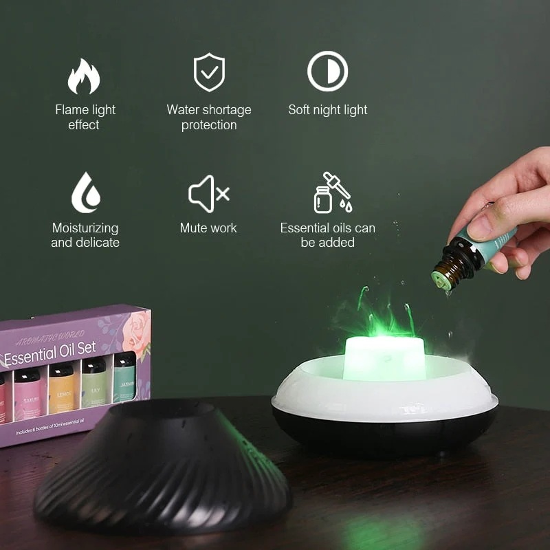 Luminous Volcano USB Luftfugter Lampe