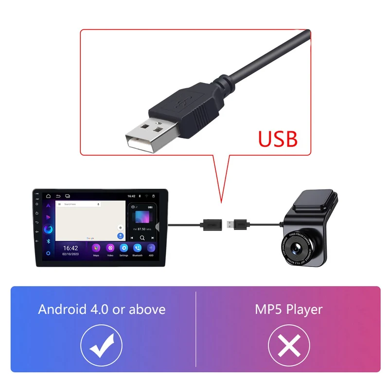 Drive Assist Nattvision Bredvinkel Dash Cam