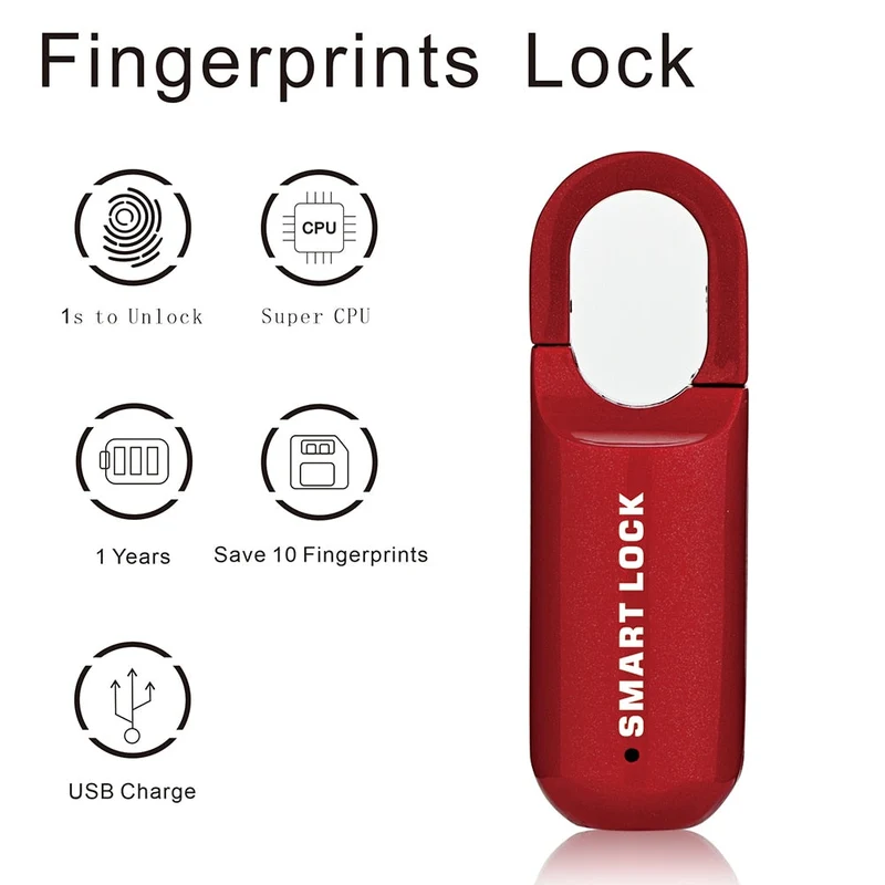 Mini Guard Smart Touch Tyverisikker Lås