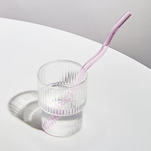 Farverig Miljøvenlig Genanvendelig Glasst straw