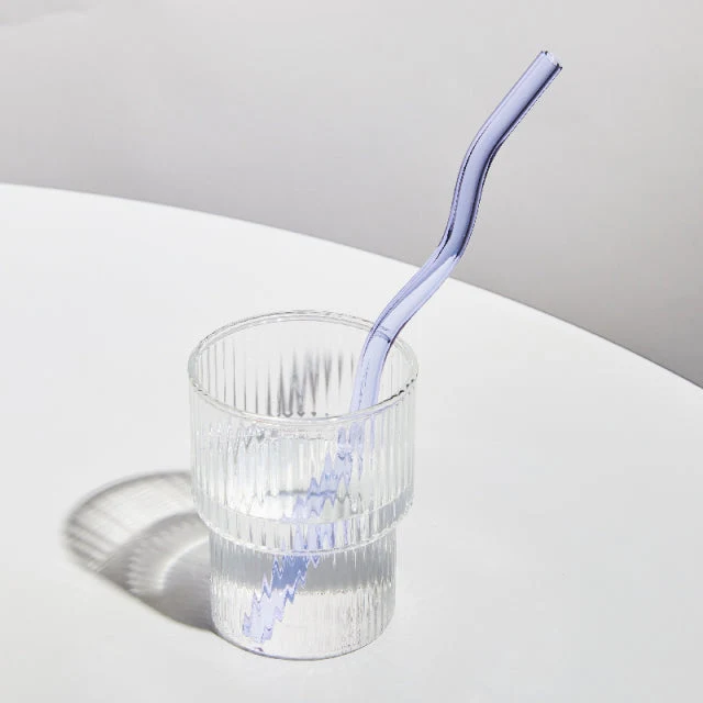 Farverig Miljøvenlig Genanvendelig Glasst straw