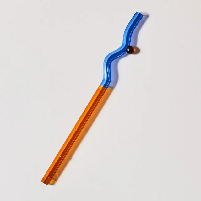 Farverig Miljøvenlig Genanvendelig Glasst straw