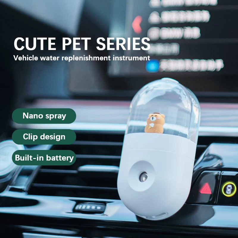 Mini Bear USB Ultra-Stille Bil Luftfugter