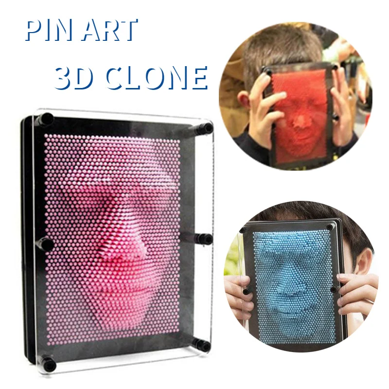 3D Skulptur Pin Hjem Deko
