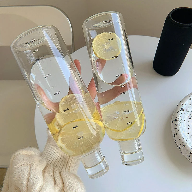 Tidskalender Varmebestandig Glas Vandflaske