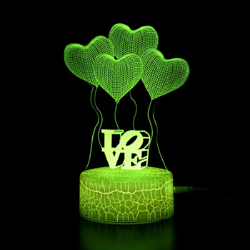 3D Rum Dekor Aftenlampe