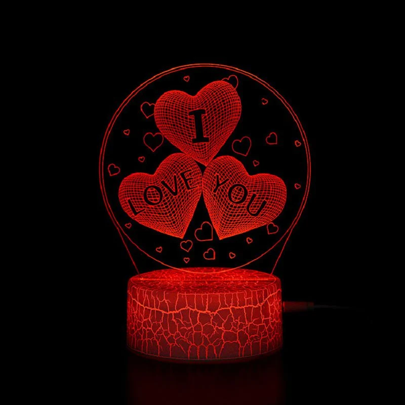 3D Rum Dekor Aftenlampe