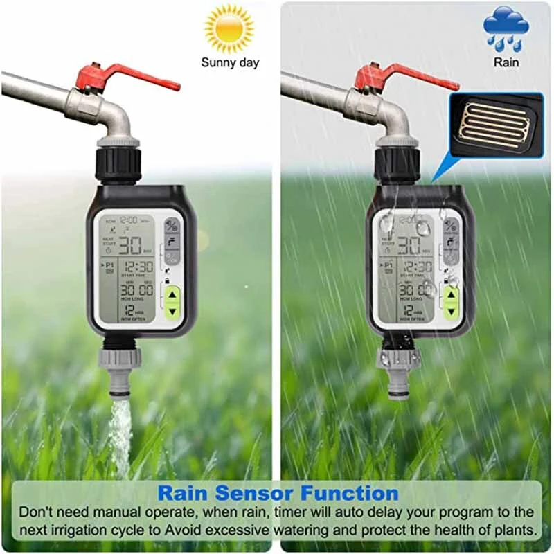 Automatisk Have Vandings Timer Sensor
