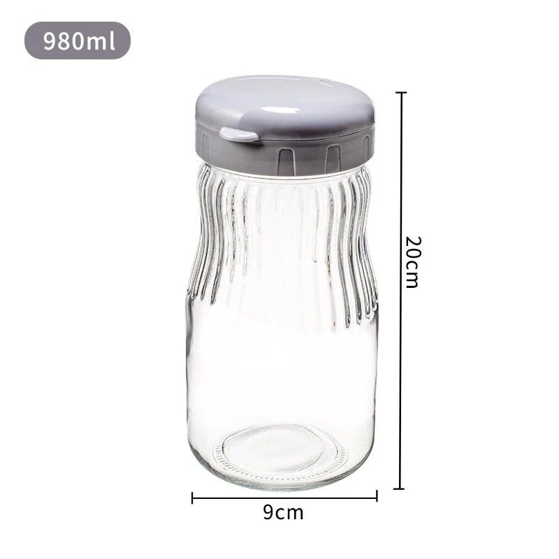 Fugtbestandige syltede opbevaringsglas