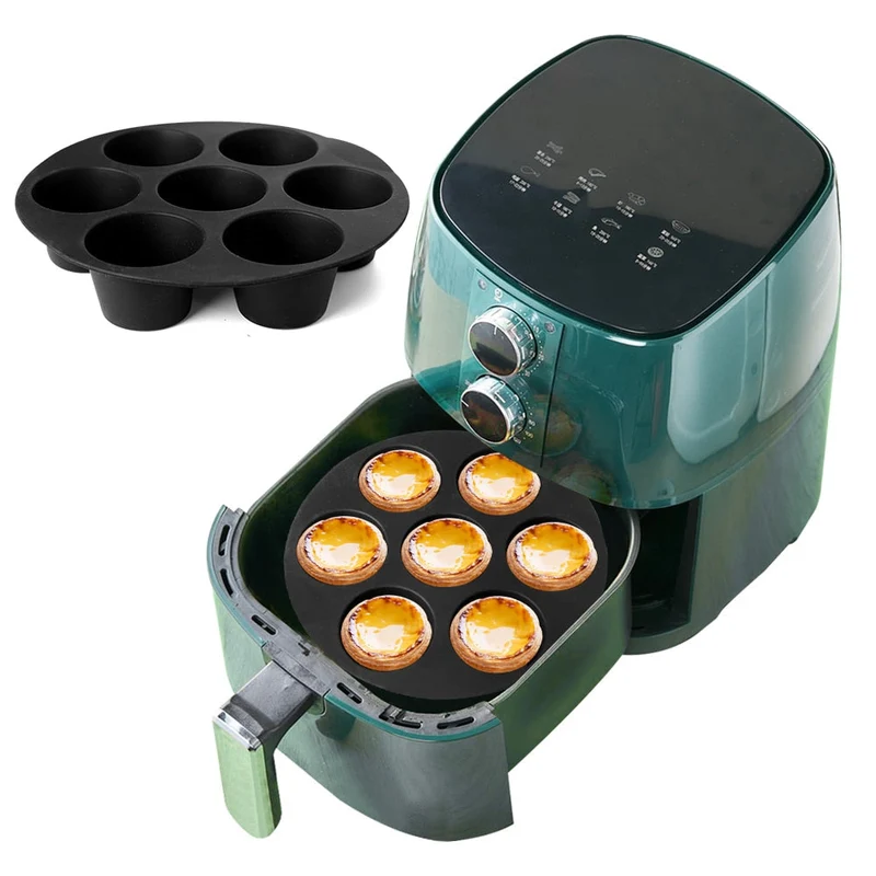 Nonstick genanvendelig air fryer kurv