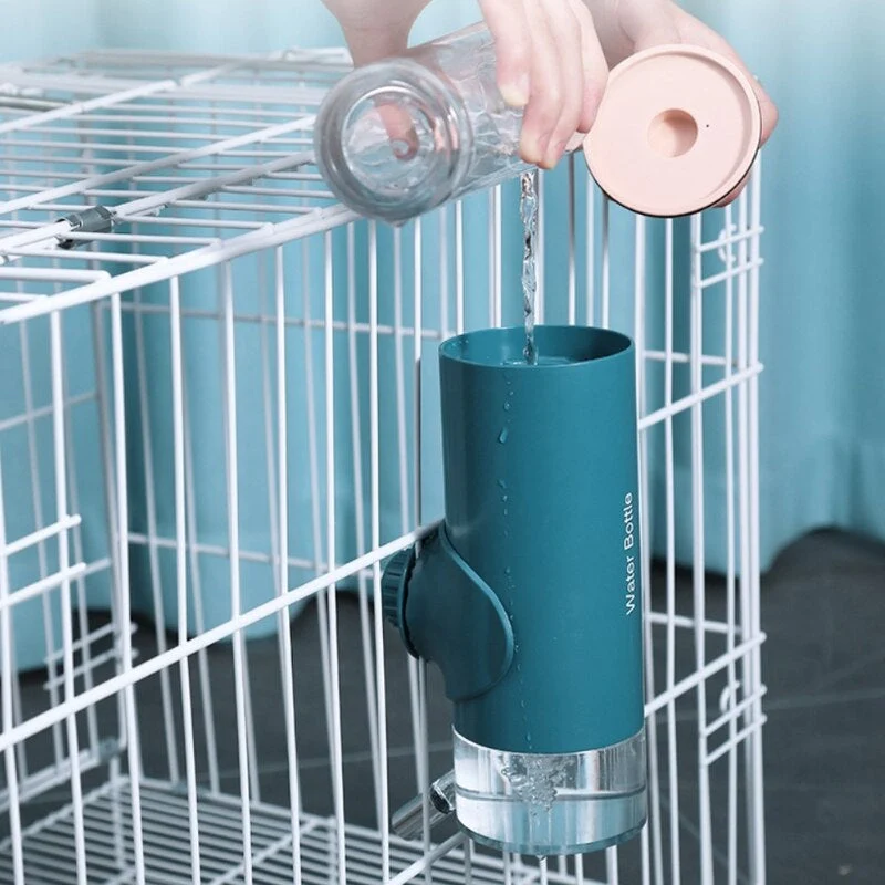 Pet Hængende Automatisk Vandflaske Dispenser