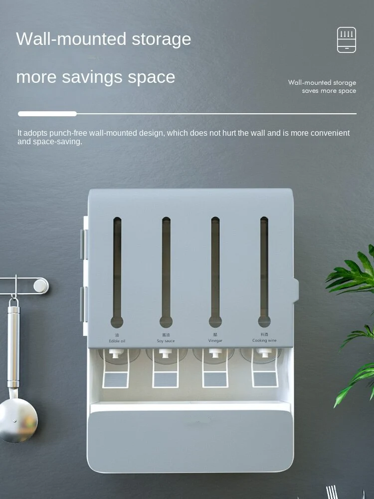 Multifunktionel Kryddersmøringsolie Dispenser Box