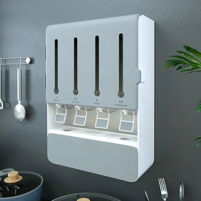 Multifunktionel Kryddersmøringsolie Dispenser Box