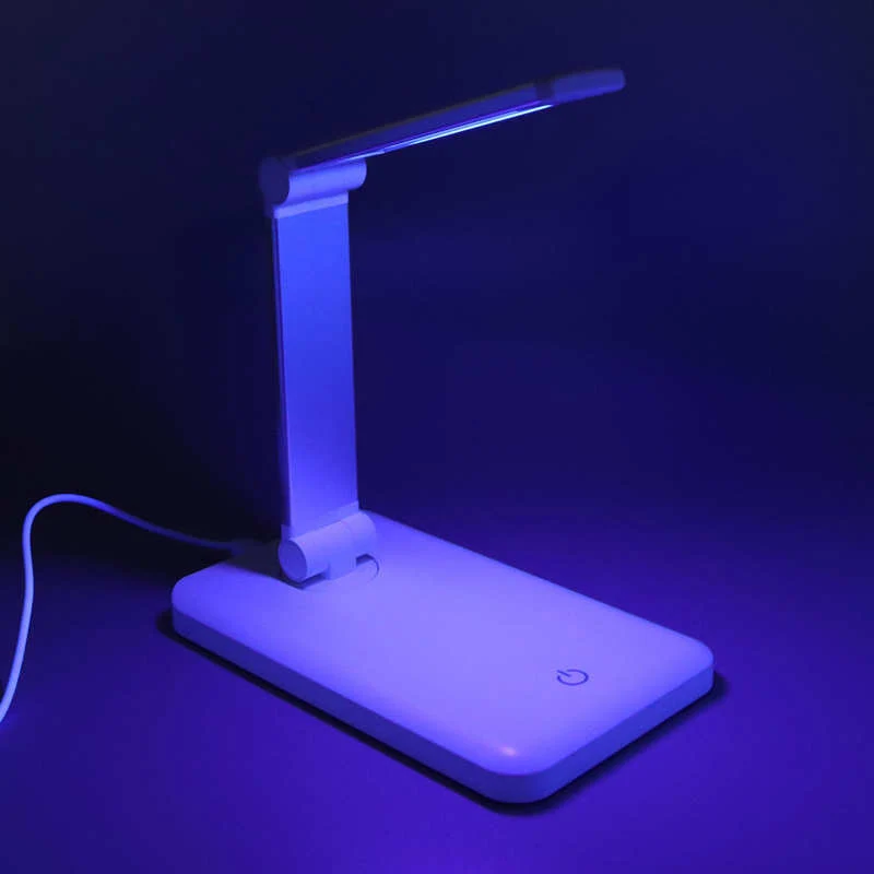Trådløs opladning sammenfoldelig skrivebordslampe