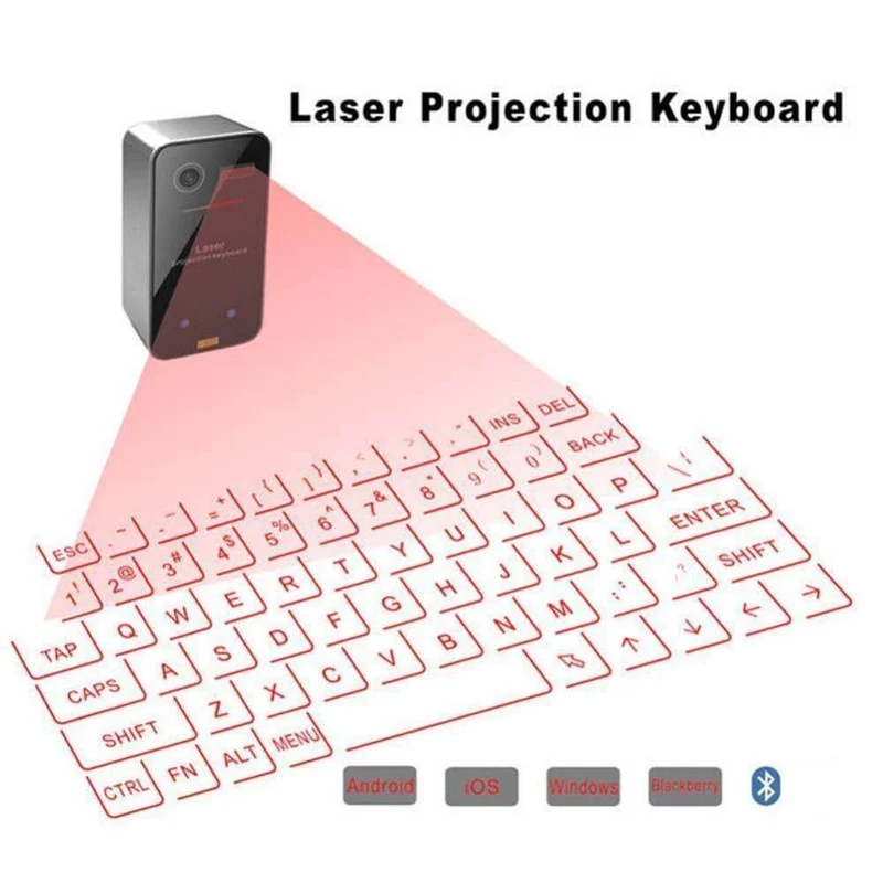Transportabel Laser Tastatur