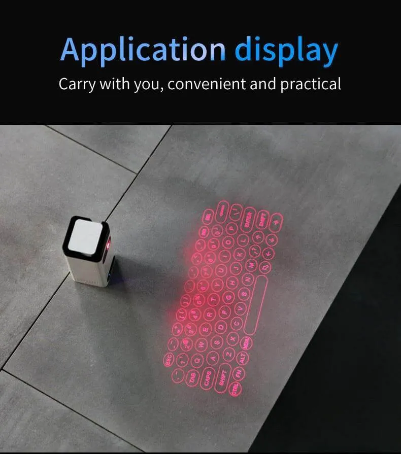 Transportabel Laser Tastatur
