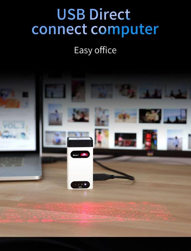 Transportabel Laser Tastatur