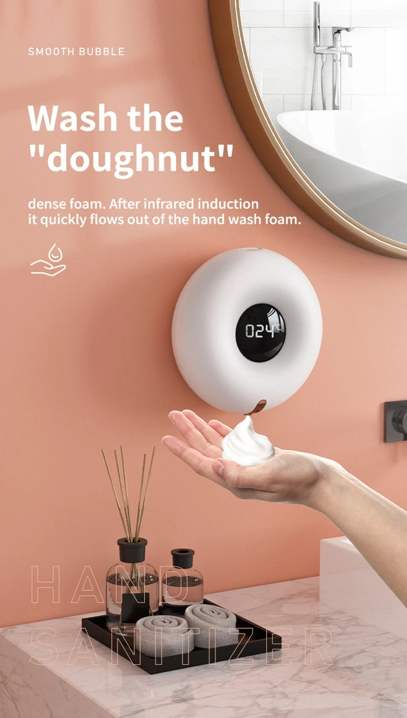 Temperaturvisning Automatisk Sæbe Dispenser