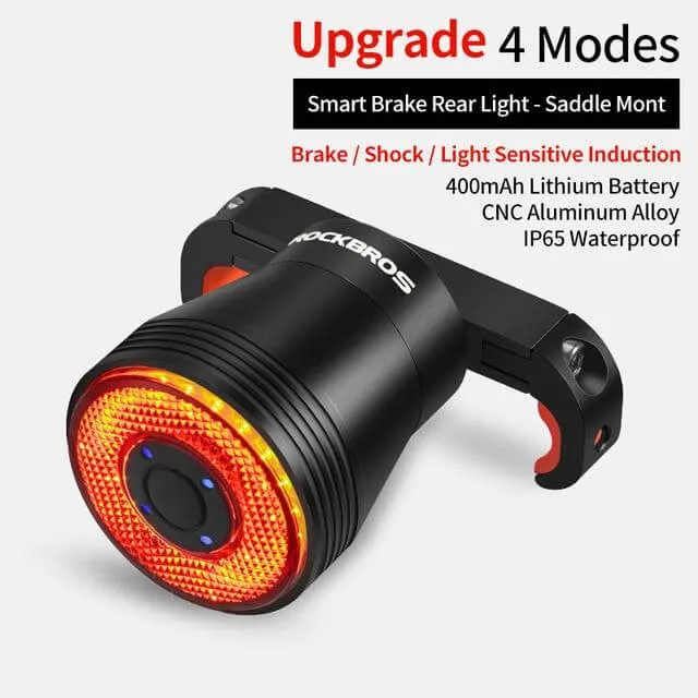 Cykel Smart Auto Bremsesensor Lys