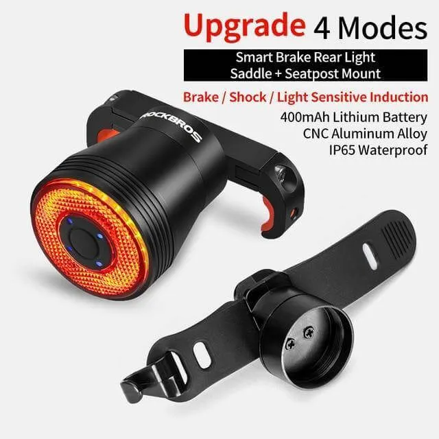 Cykel Smart Auto Bremsesensor Lys