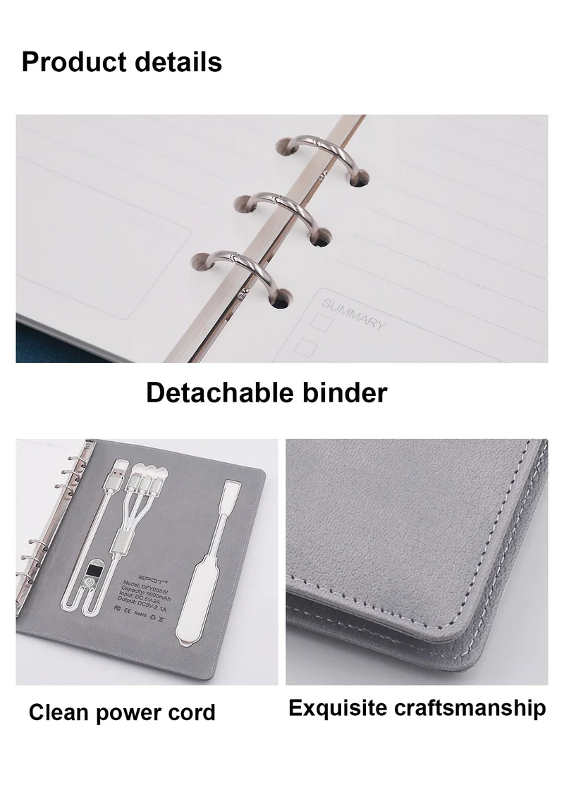 Business Class Power Bank Let Opladning Notebook