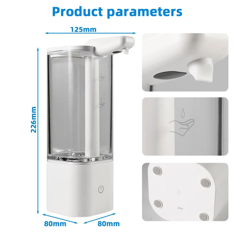Multi-Mode Automatisk Sensor Stor Sæbe Dispenser