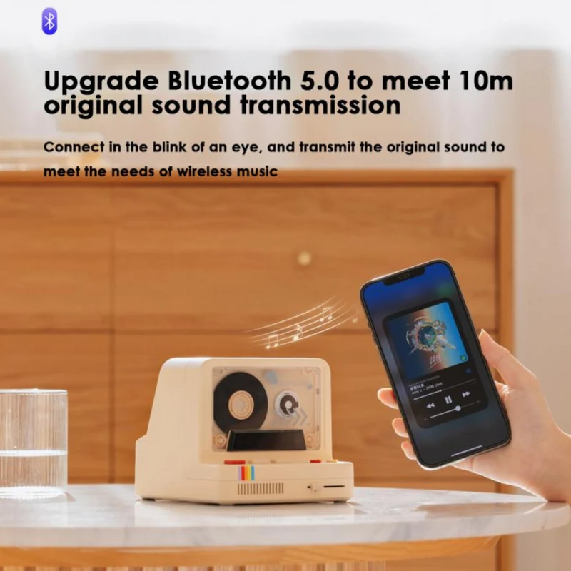Nostalgisk Nat Klassisk Tape Bluetooth Højttaler