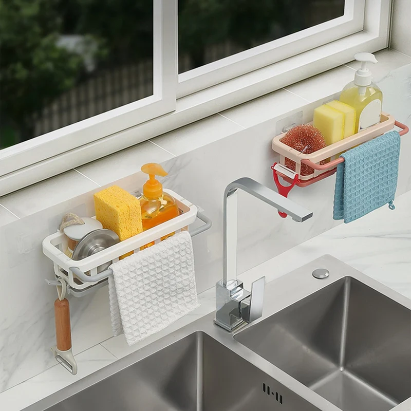 Handy Multifunktionel Vask Organizer Opbevaringshylde