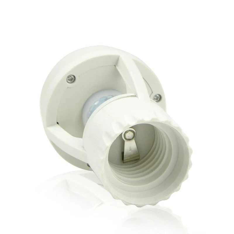 360 Rotating Motion Sensor Stikkontakt Switch Led Pære Base