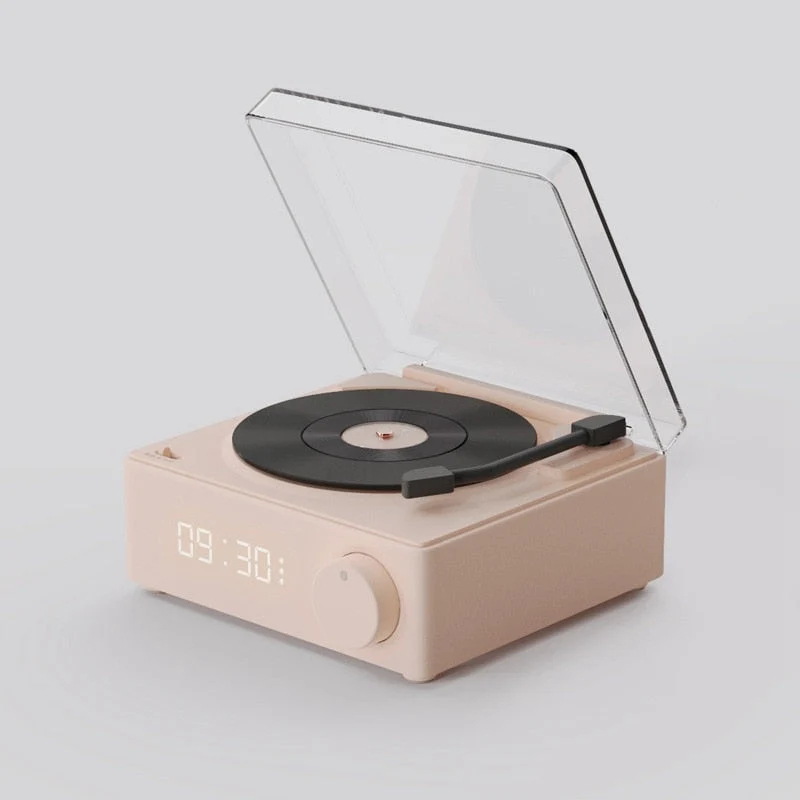 Vintage Vibes Mini Pladespiller Bluetooth Højttaler