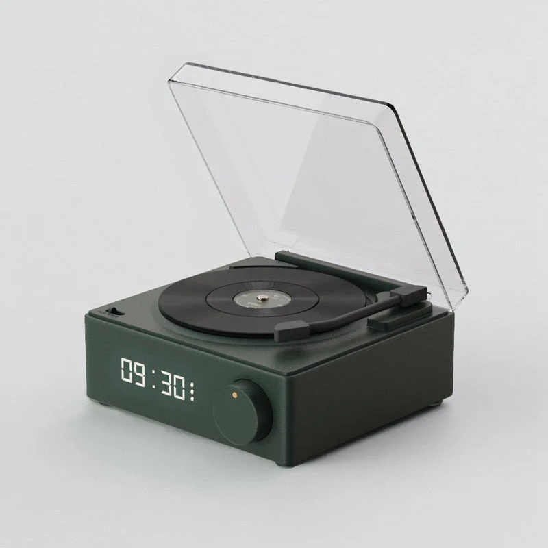 Vintage Vibes Mini Pladespiller Bluetooth Højttaler