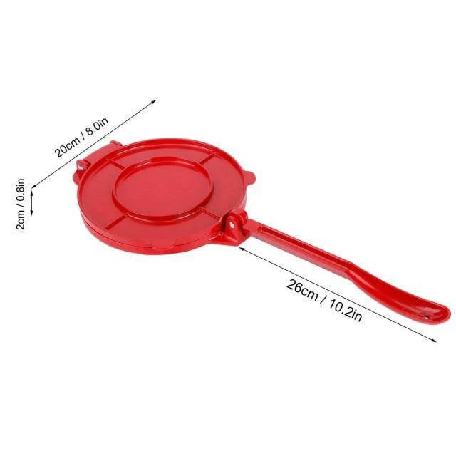 Bærbar dejpresse tortilla maker