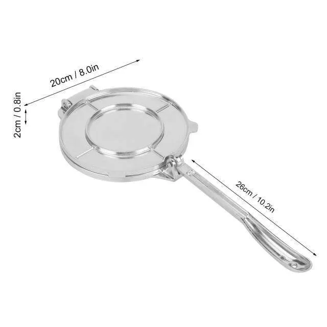 Bærbar dejpresse tortilla maker