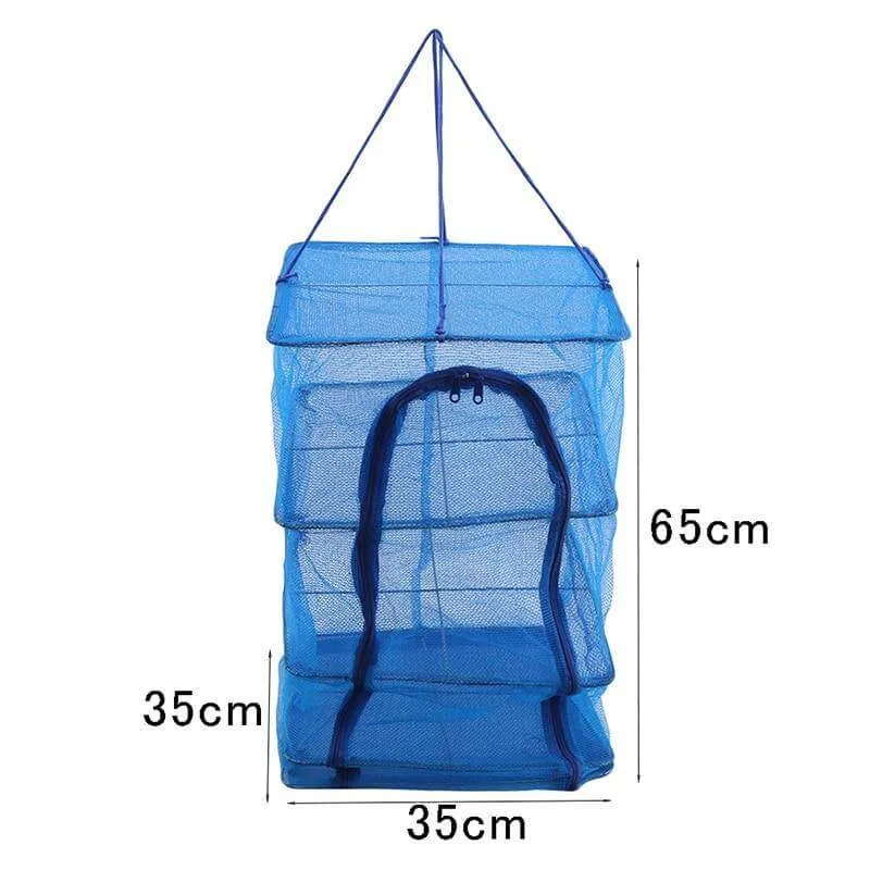 Foldbar Multi-Layer Udendørs Fiskegarn Rack
