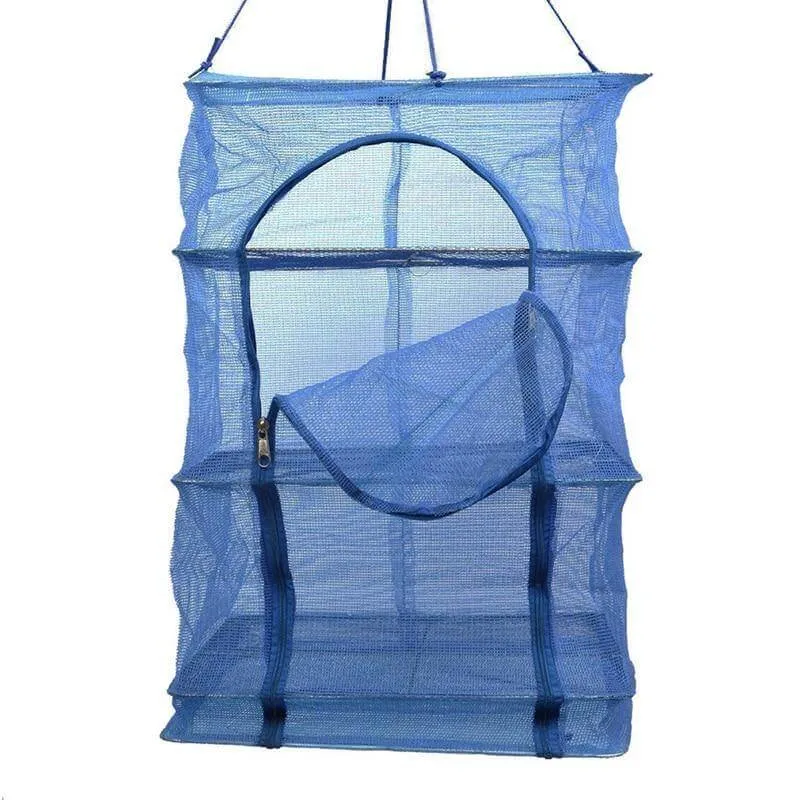 Foldbar Multi-Layer Udendørs Fiskegarn Rack