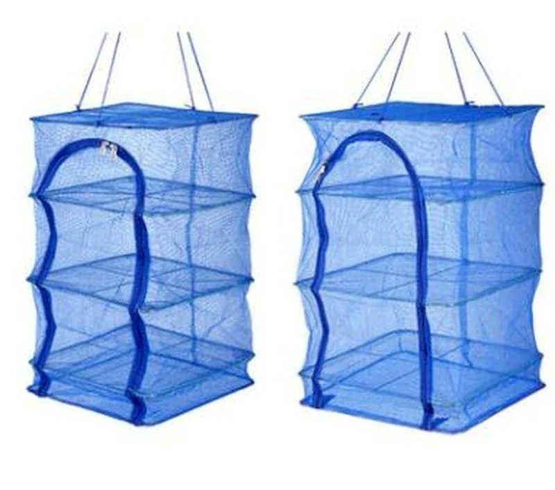 Foldbar Multi-Layer Udendørs Fiskegarn Rack