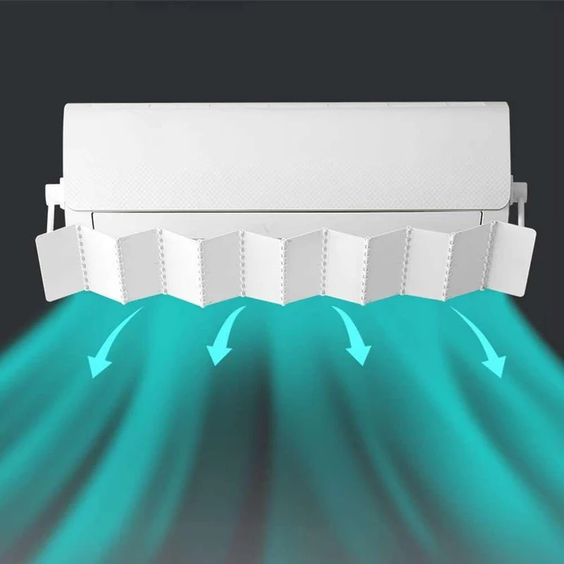 Airconditioner Utrækkelig Drejelig Ventildæksel