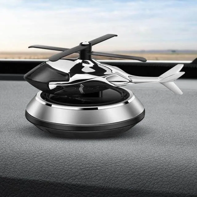 Solcel-drevet roterende helikopter bil luftrenser