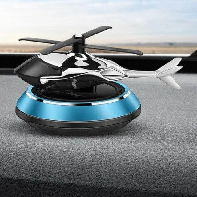 Solcel-drevet roterende helikopter bil luftrenser