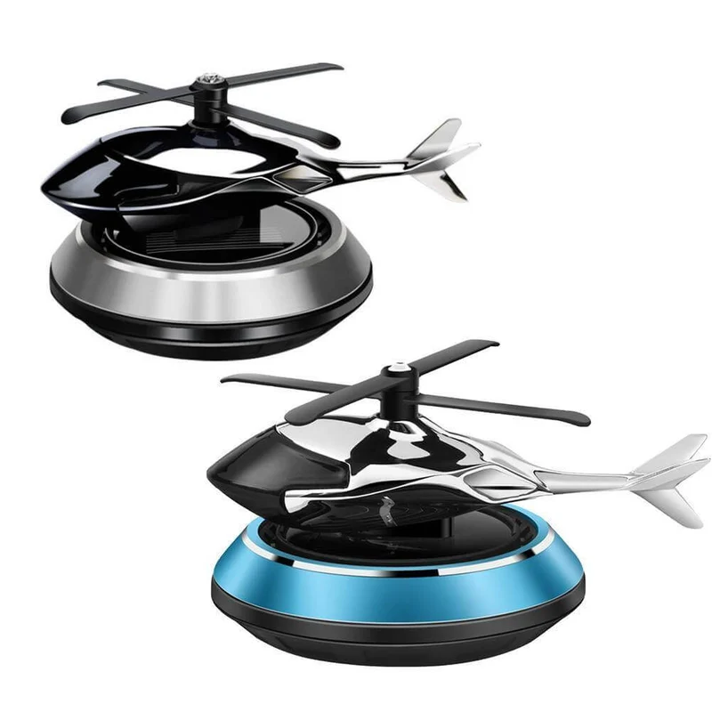 Solcel-drevet roterende helikopter bil luftrenser