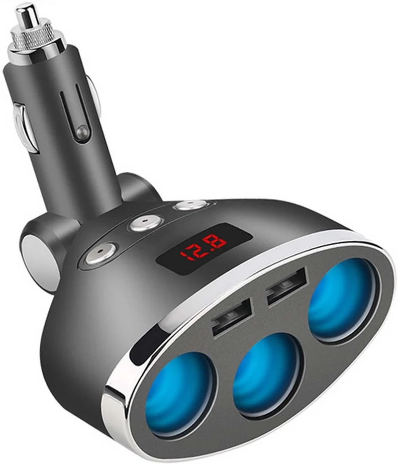 3i1 Dual USB Port Bil lighter Socket Splitter
