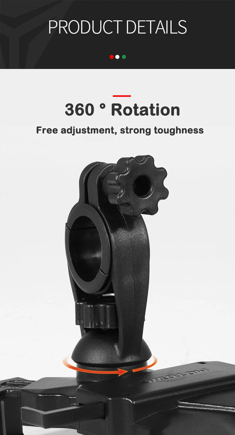 360 roterende USB oplader cykel telefon holder