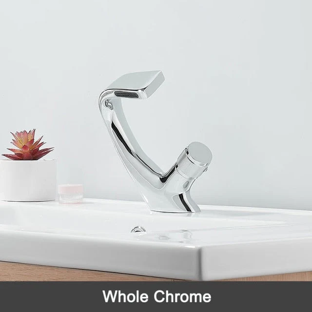 Kreativ Chrome Vandfald Elegant Vandhane